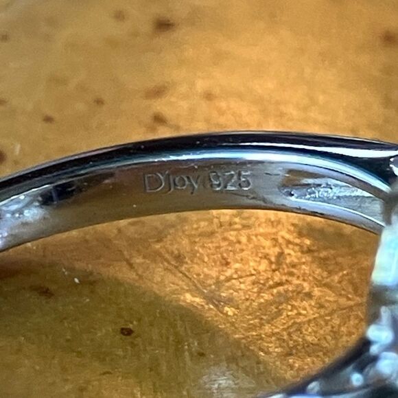 Natural Tanzanite Tsavorite Garnet Sterling Silver Ring Size 7 - Picture 6 of 9